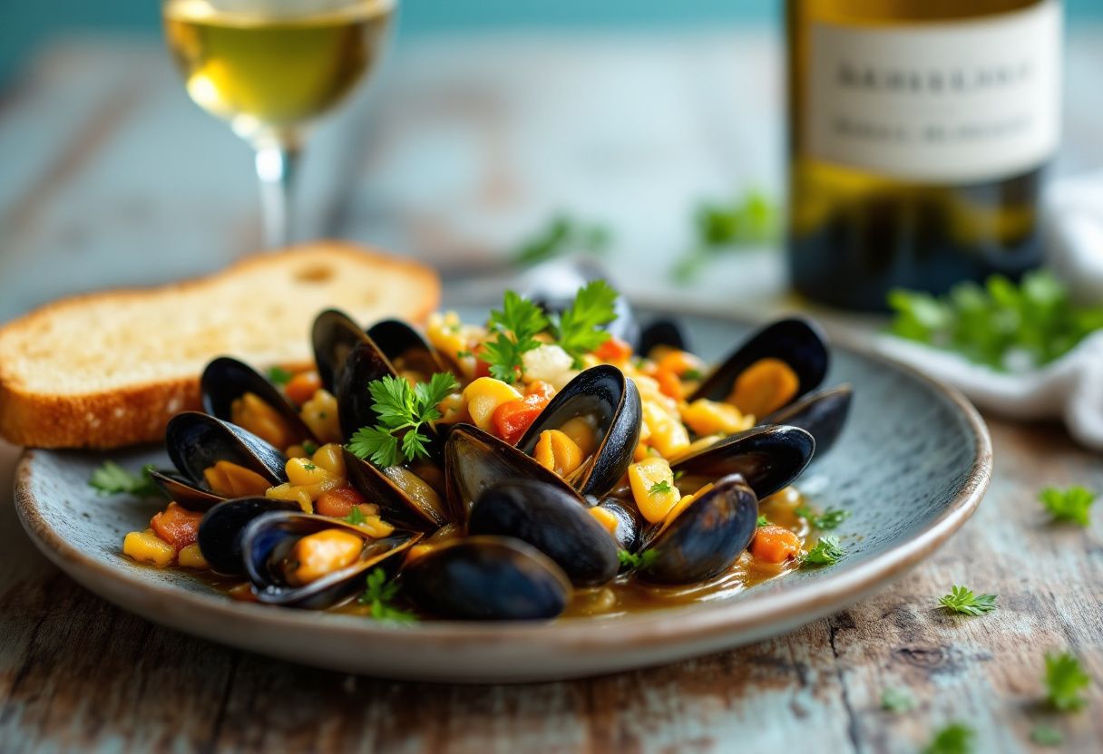 Mejillones al Albariño