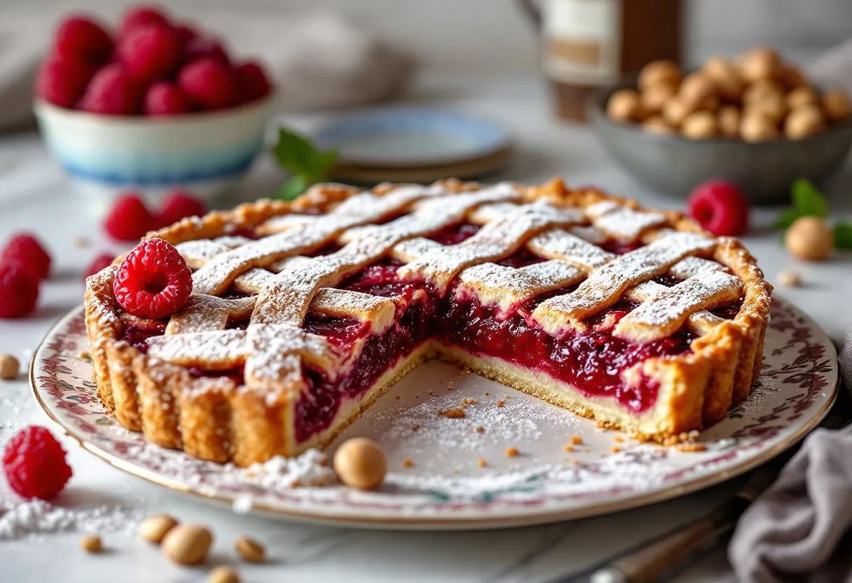 Melange Linzer Tart