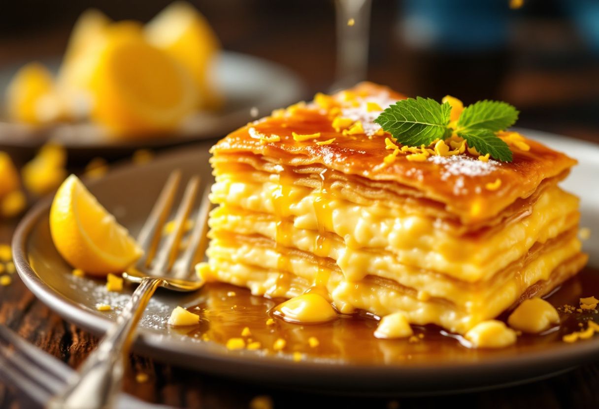 Meliasto Galaktoboureko recipe image