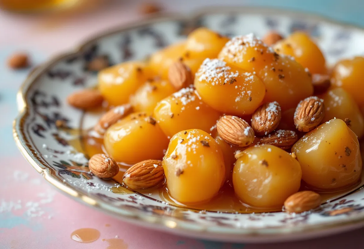 Melted Almond Mhana recipe image