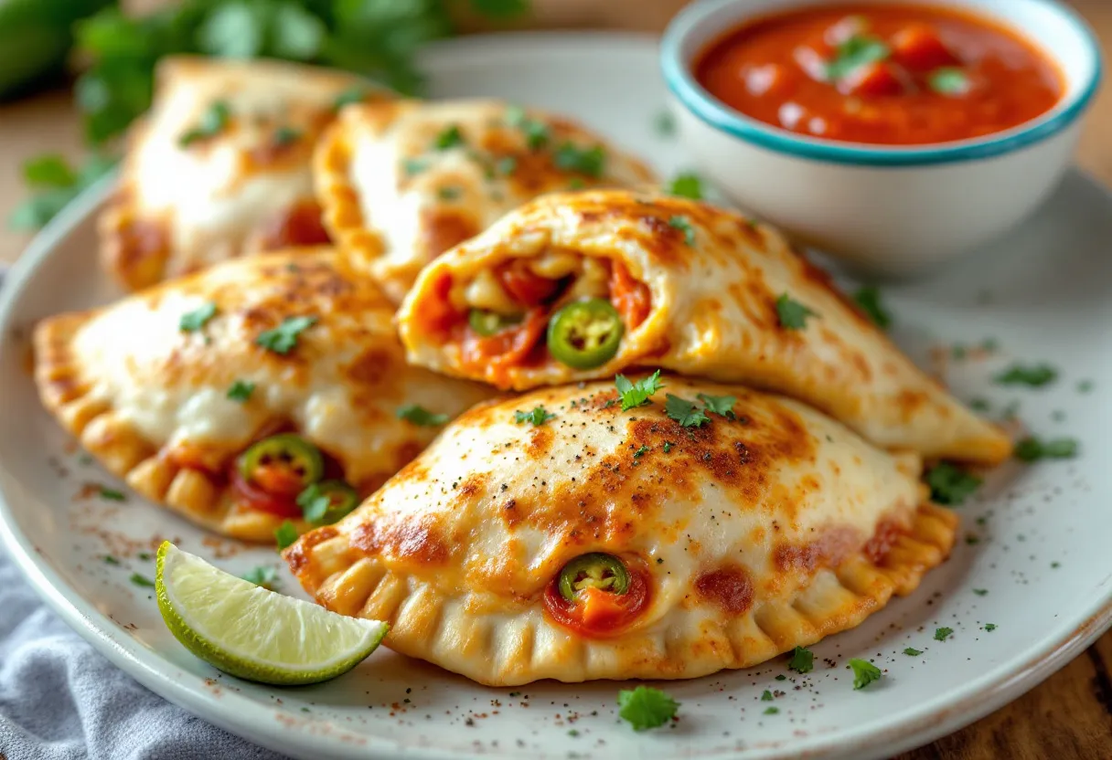 Mexican Pizza Empanadas recipe image