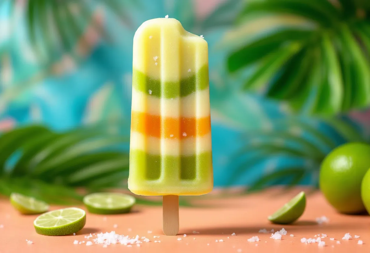 Mezcal Margarita Popsicles