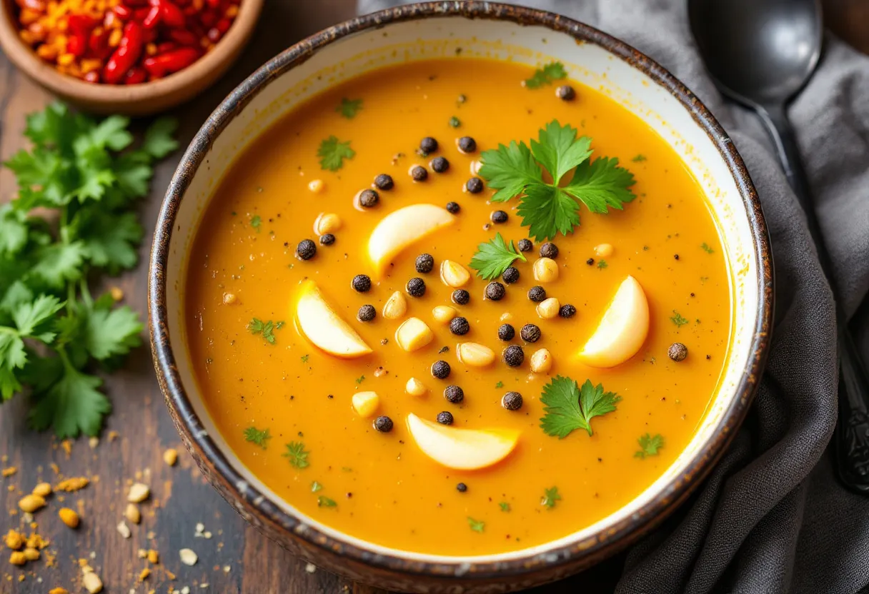 Milagu Rasam Poondu recipe image