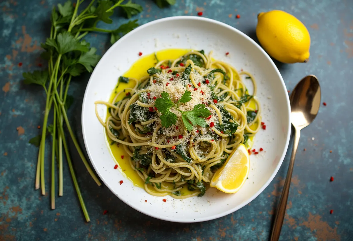 Miquelonian Seaweed Linguine recipe image