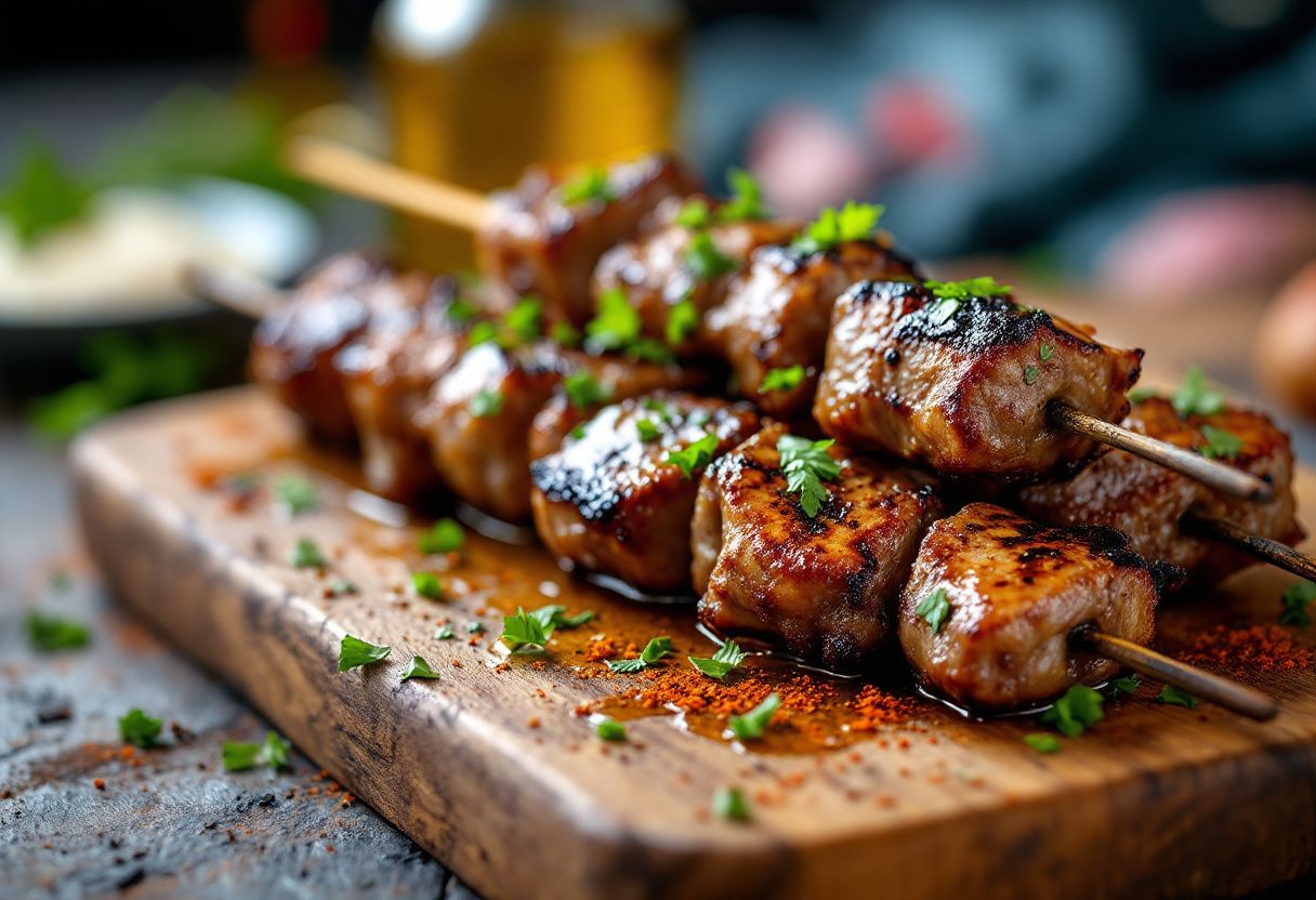 Mishkak Skewers recipe image