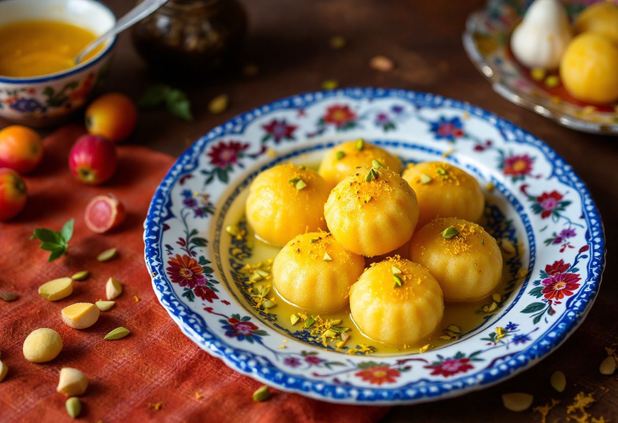 Mishti Aam Roshogolla recipe image
