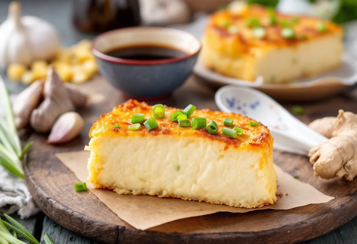 Miso-infused Cassava Bake