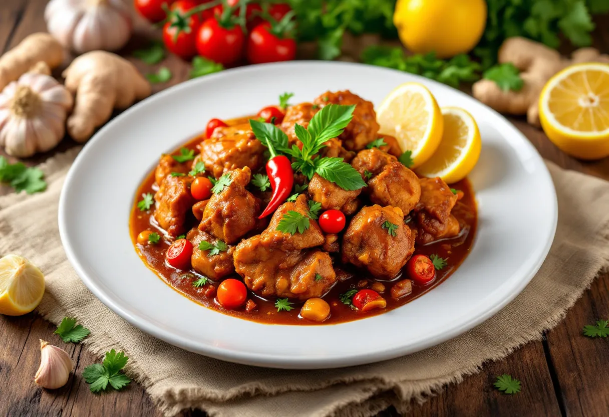 Moambe Poulet recipe image