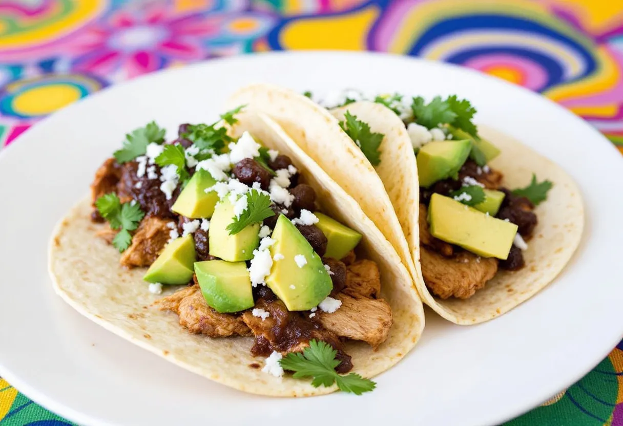 Mole Negro Savory Tacos