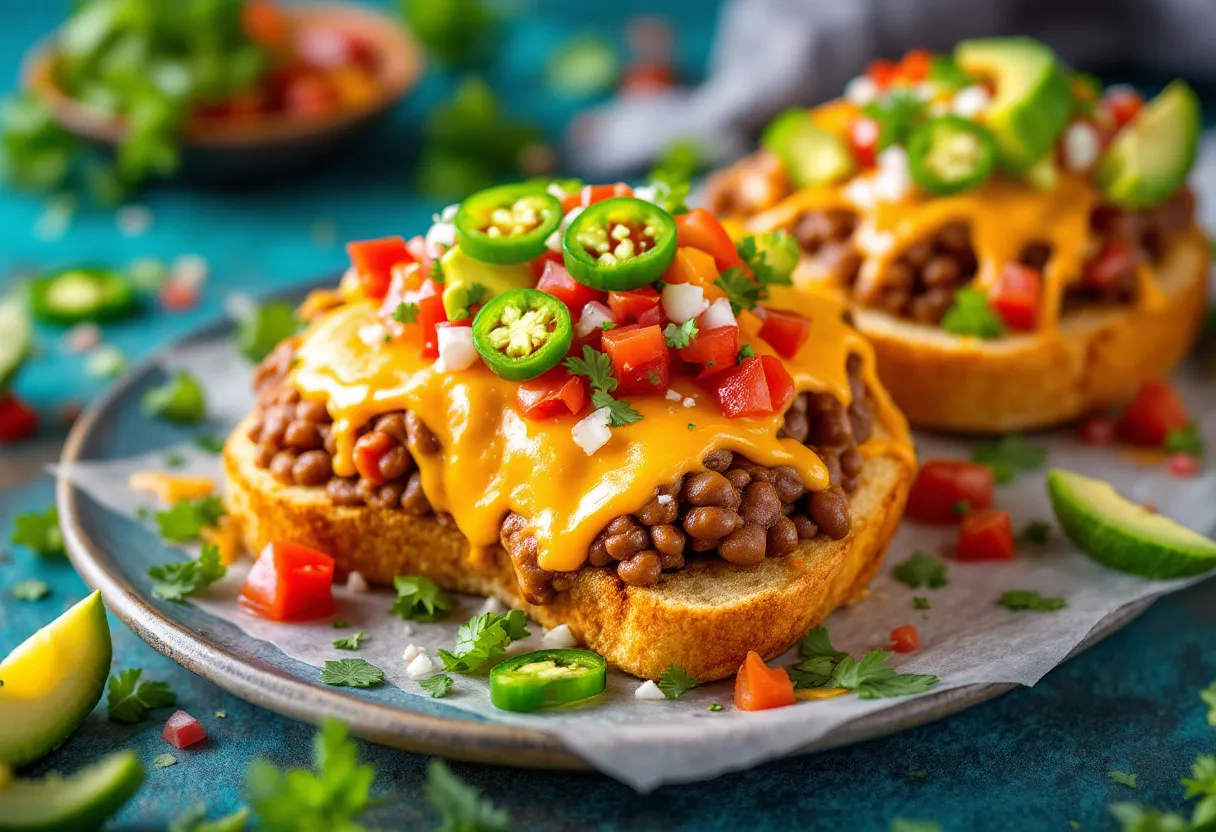 Molletes Oaxaqueños recipe image