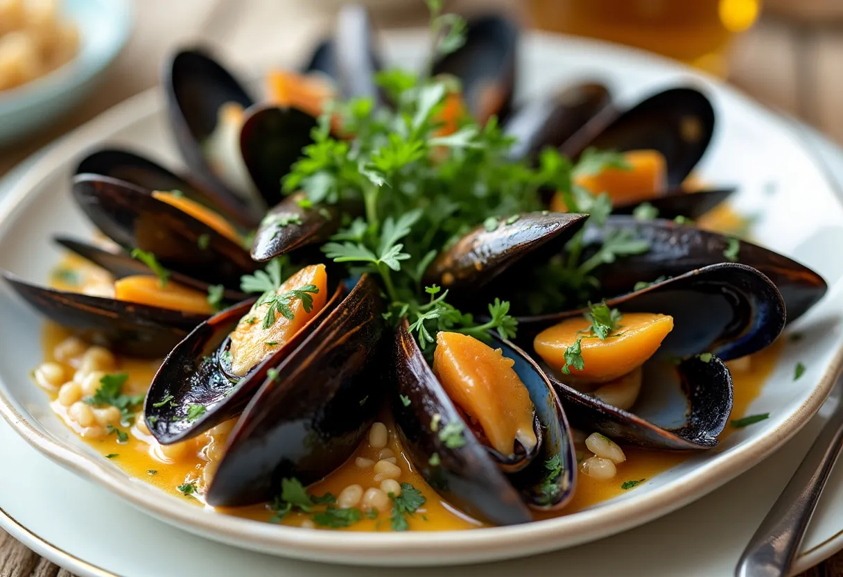 Monaco's Misty Mussels recipe image