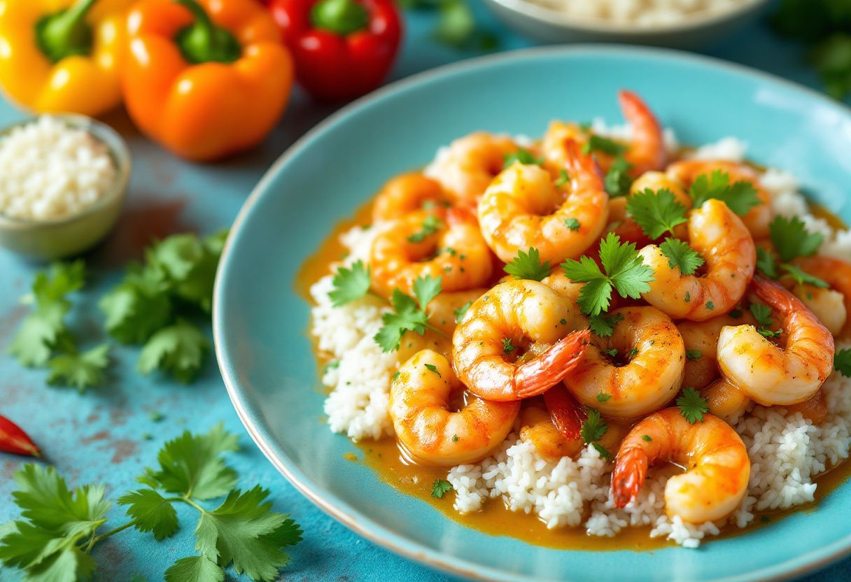 Moqueca Seared Prawns