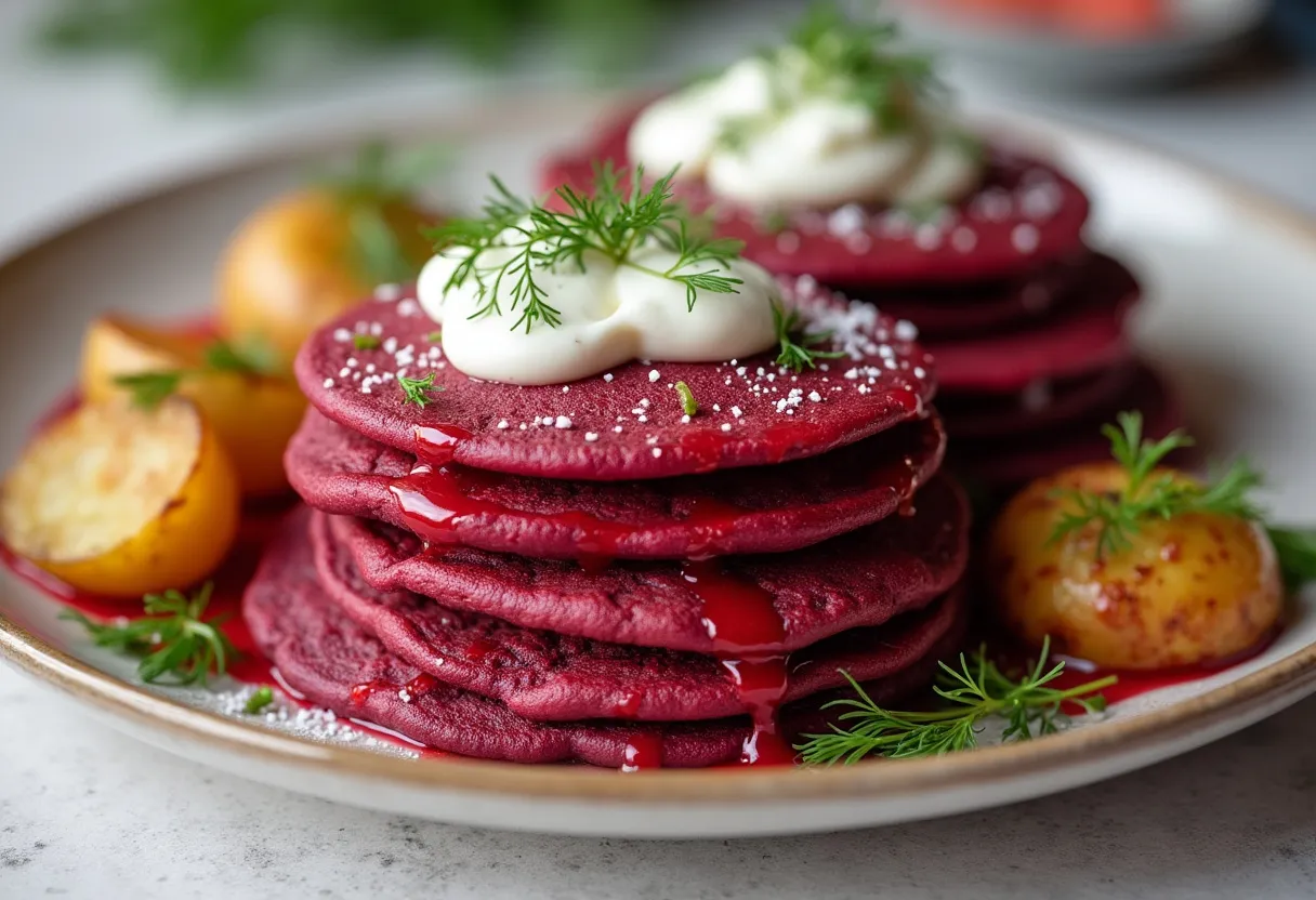 Moscow Borscht Pancakes