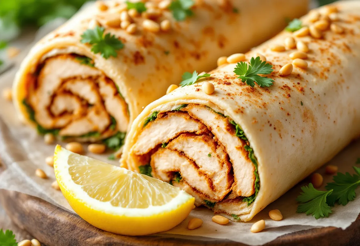 Musakhan Rolls recipe image