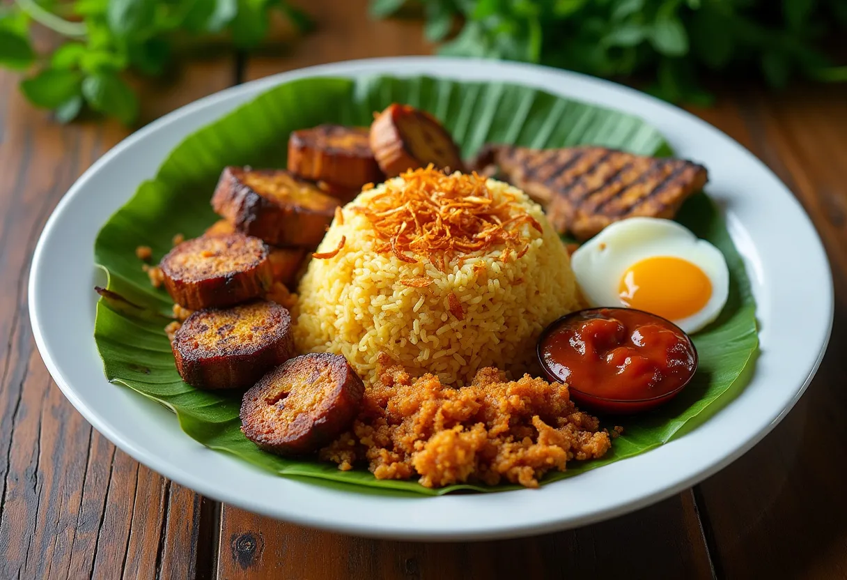 Nasi Uduk Bakar Jakarta recipe image