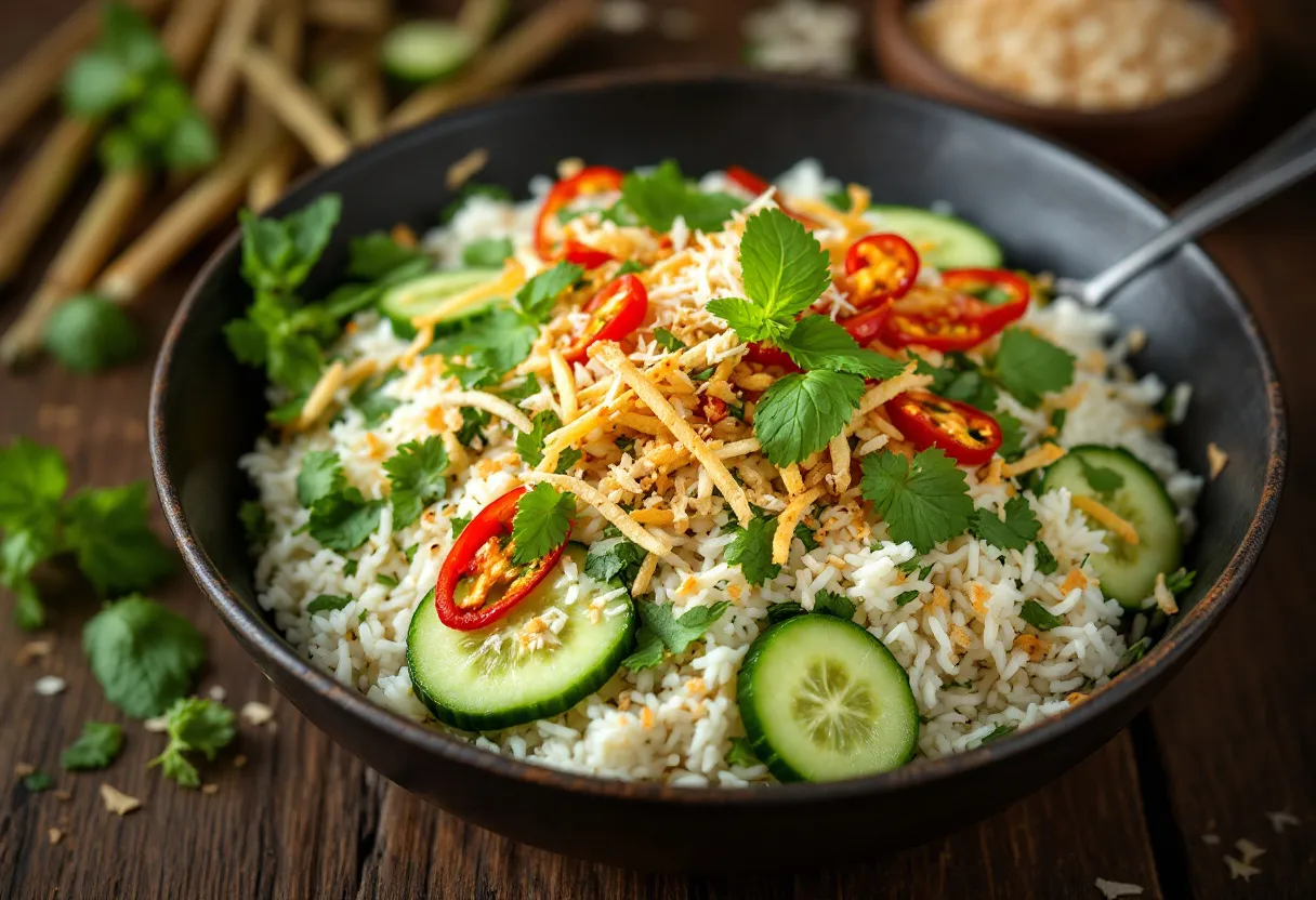 Nasi Ulam recipe image