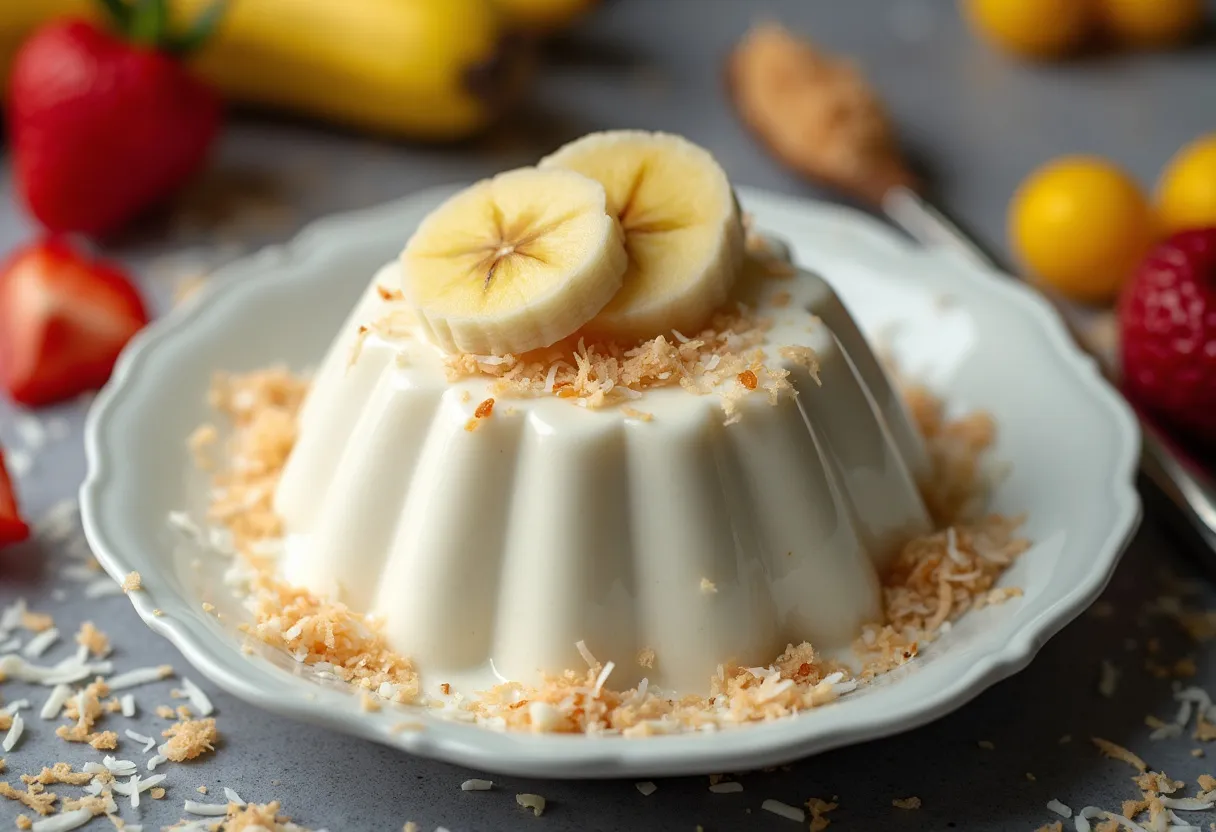 Niuean Coconut Pudding recipe image