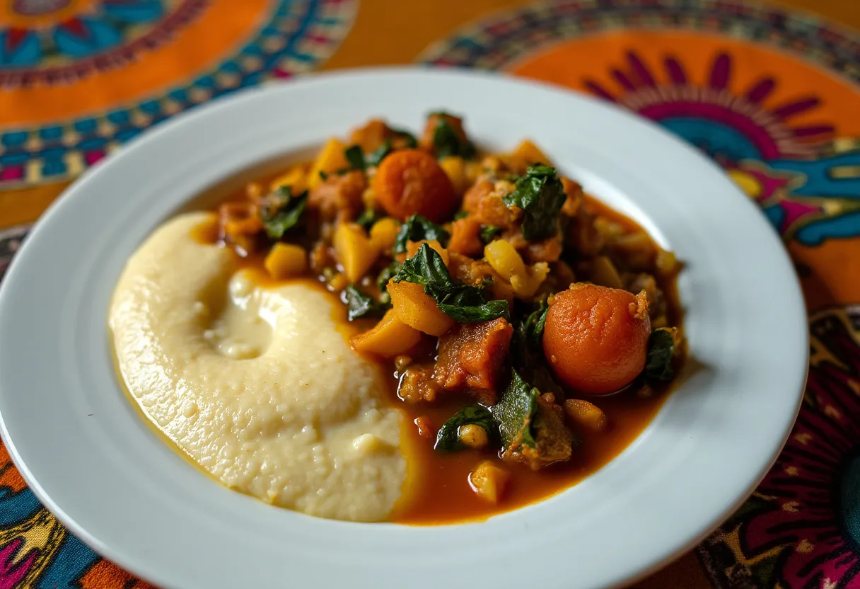 Nshima and Chibwabwa recipe image