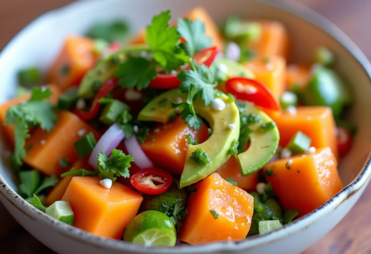 Oaxacan Papaya Medley recipe image
