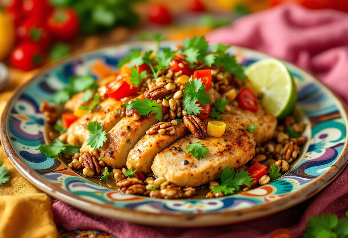 Oaxacan Pecan Fiesta recipe image