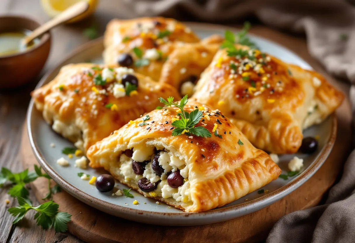 Olive Feta Pastry recipe image