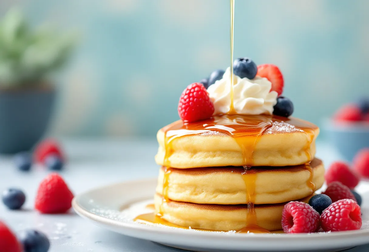 Osaka Castella Pancakes recipe image