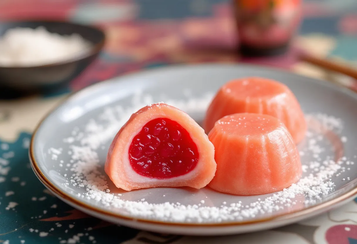 Osaka Char Kohaku Mochi recipe image