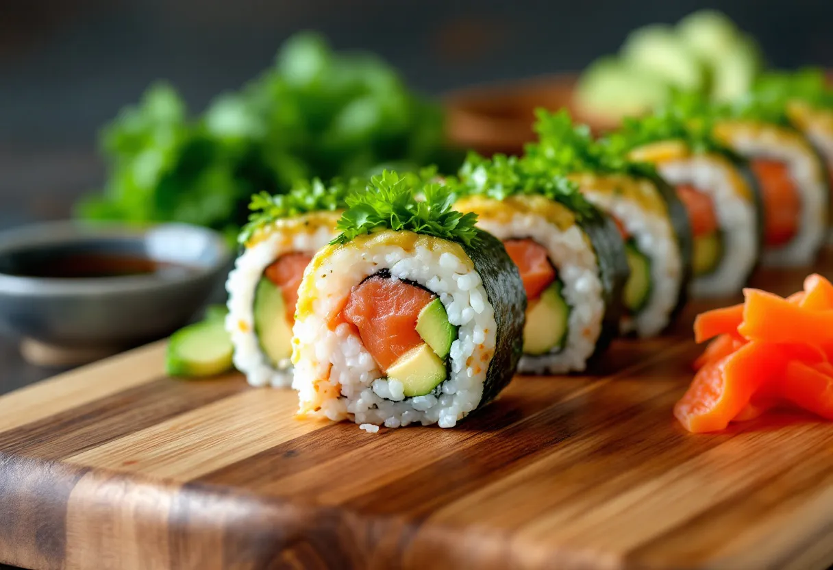 Osaka Inspired Maki recipe image