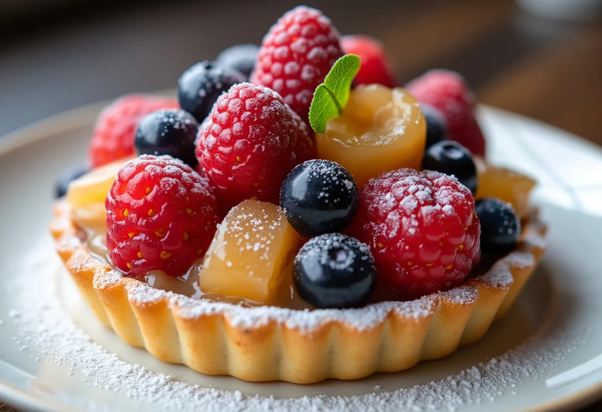 Osaka Miso Berry Tart recipe image