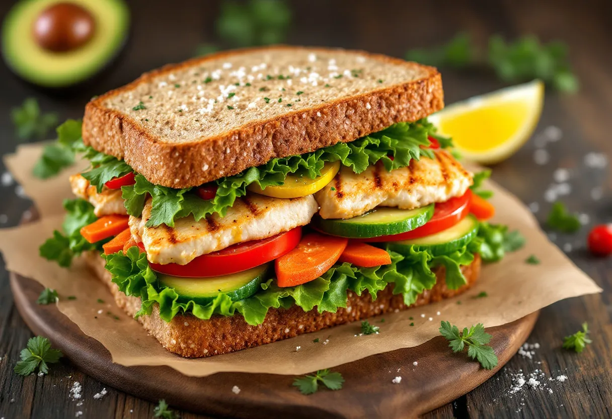 Pacific Garden Sandwich recipe image