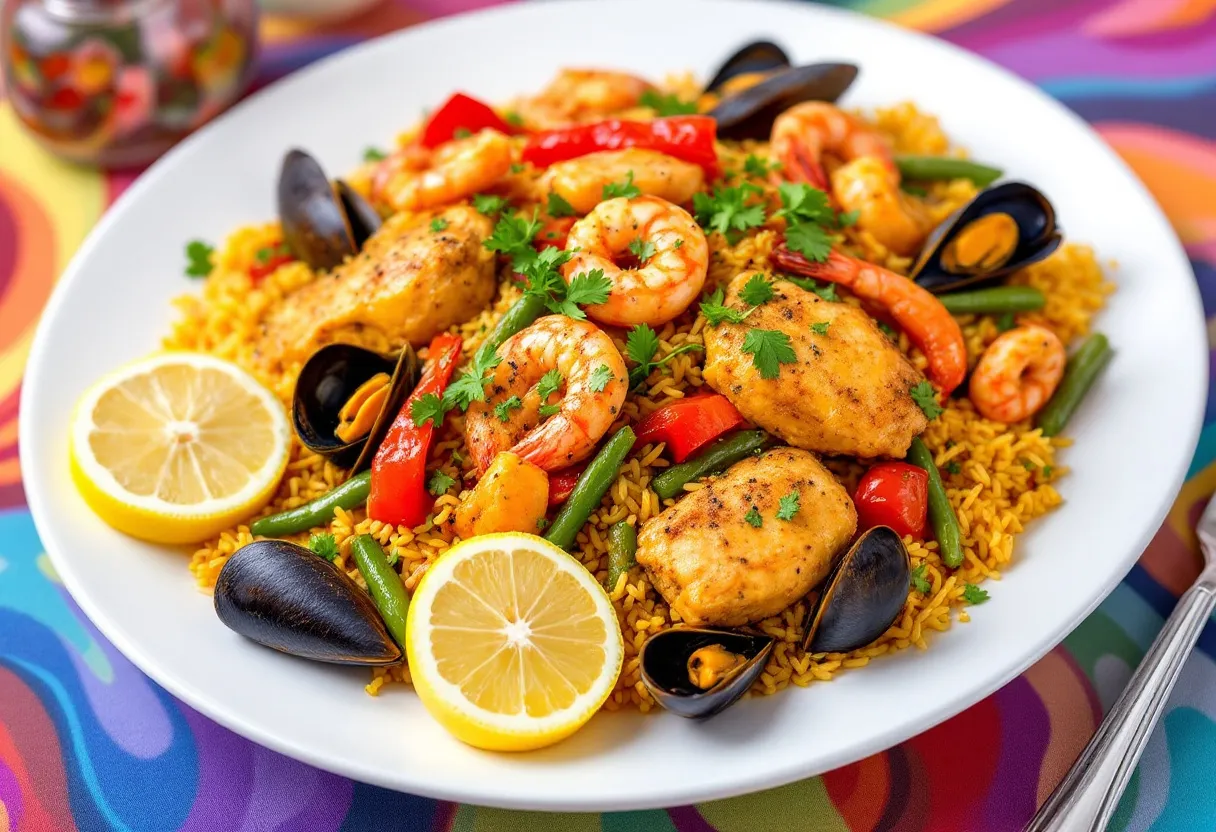 Paella Pelegrina recipe image