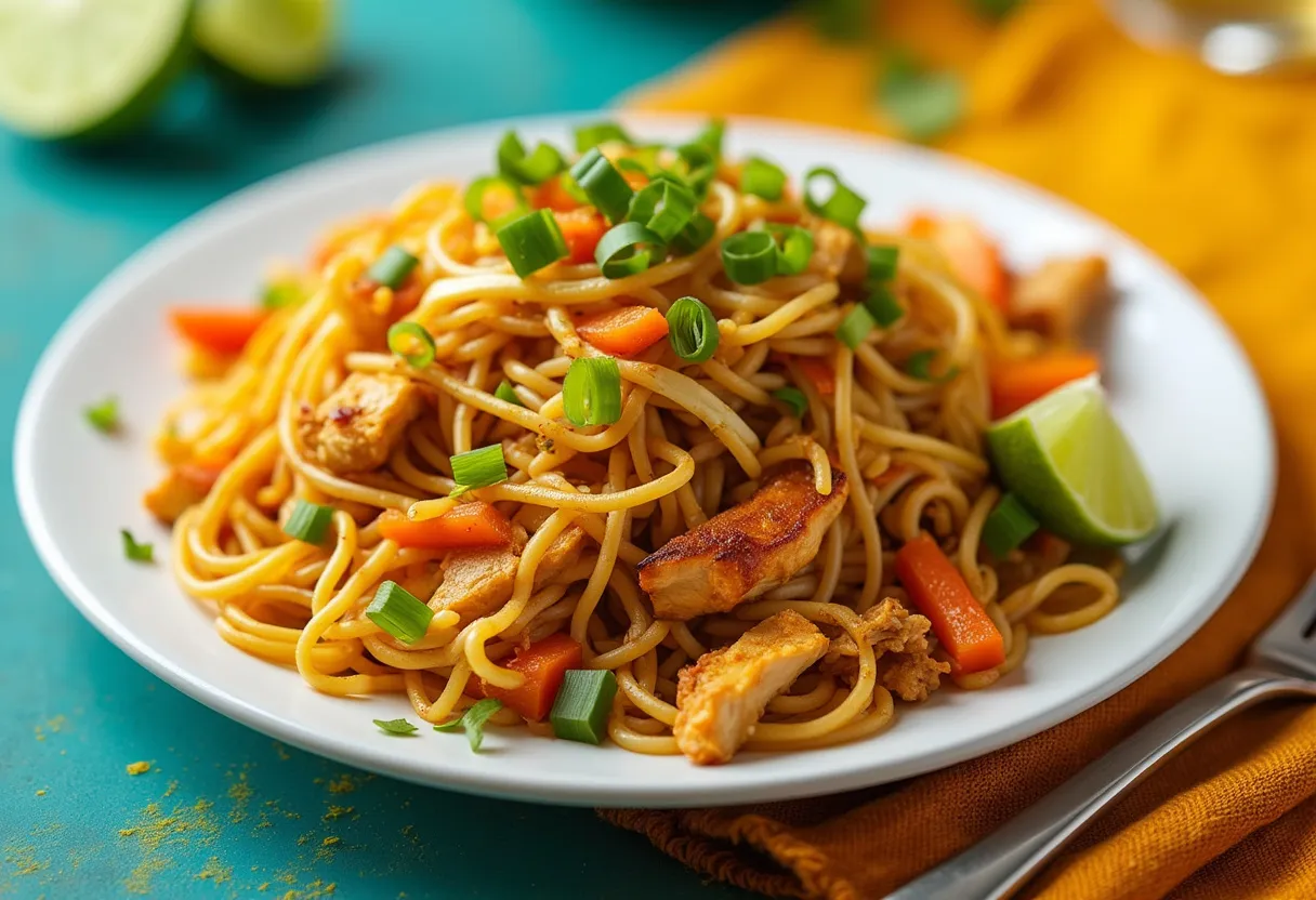 Palauan Golden Noodles