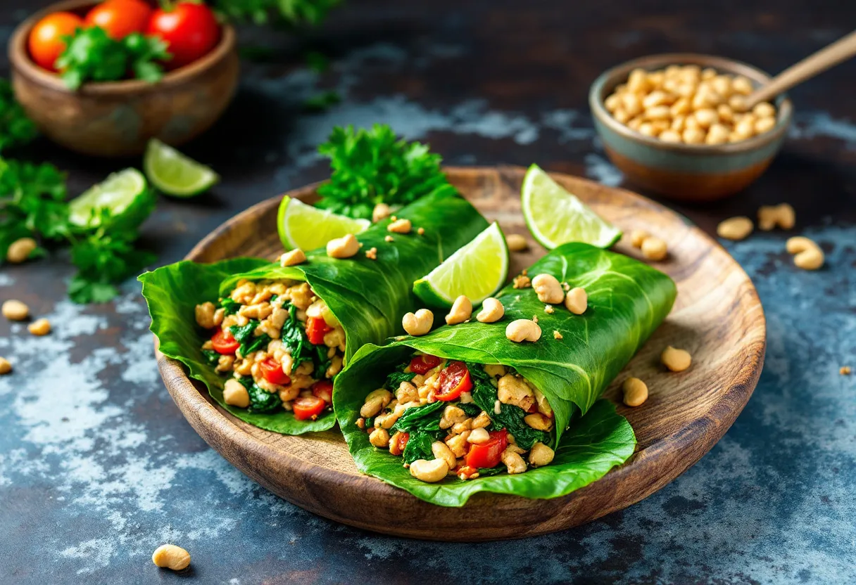 Palusami Coriander Wraps