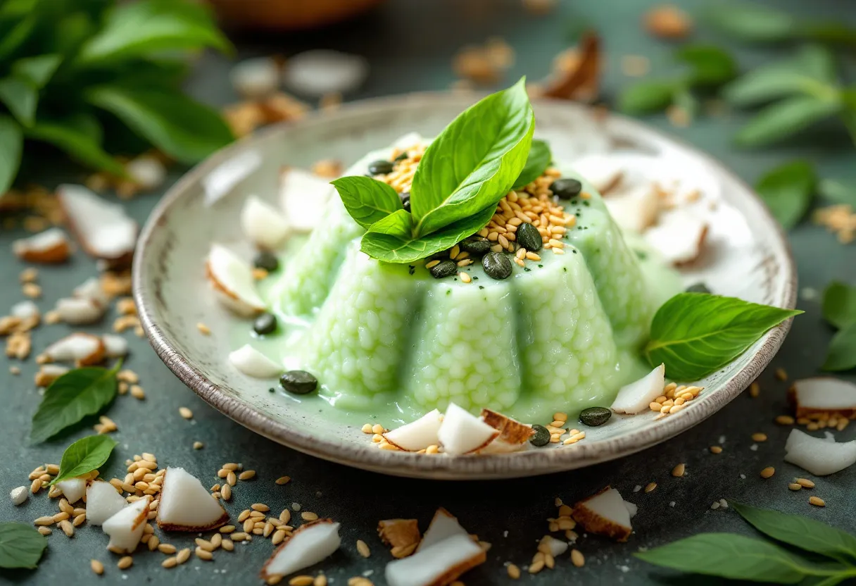 Pandan Coconut Bliss recipe image