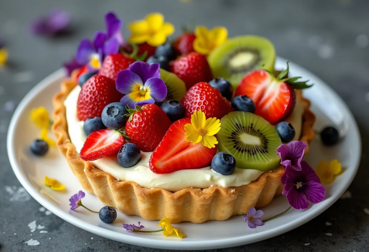 Parisian Cream Tart recipe image