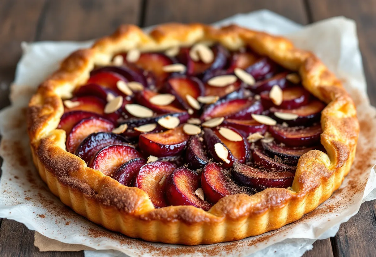 Parisian Plum Tart