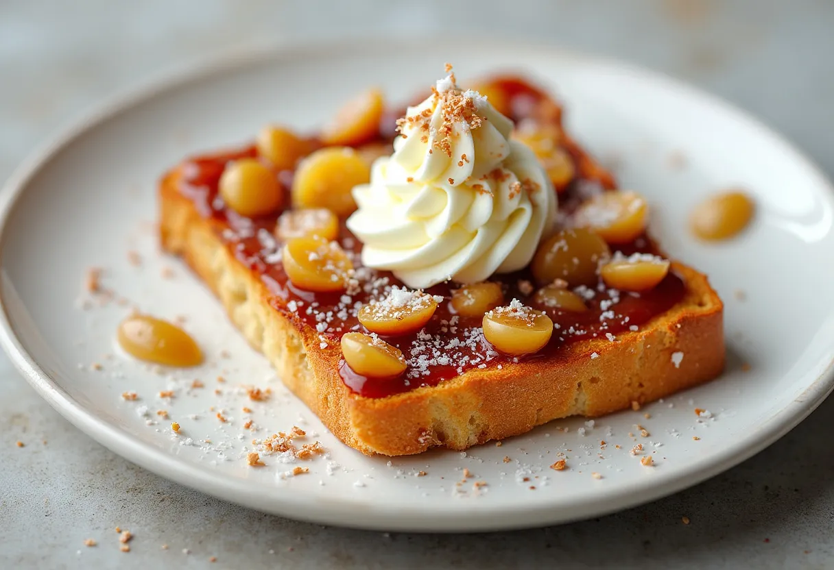 Parisian Praline Tartine