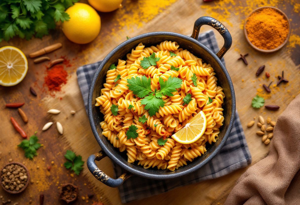 Pasta Awadhi Style recipe image