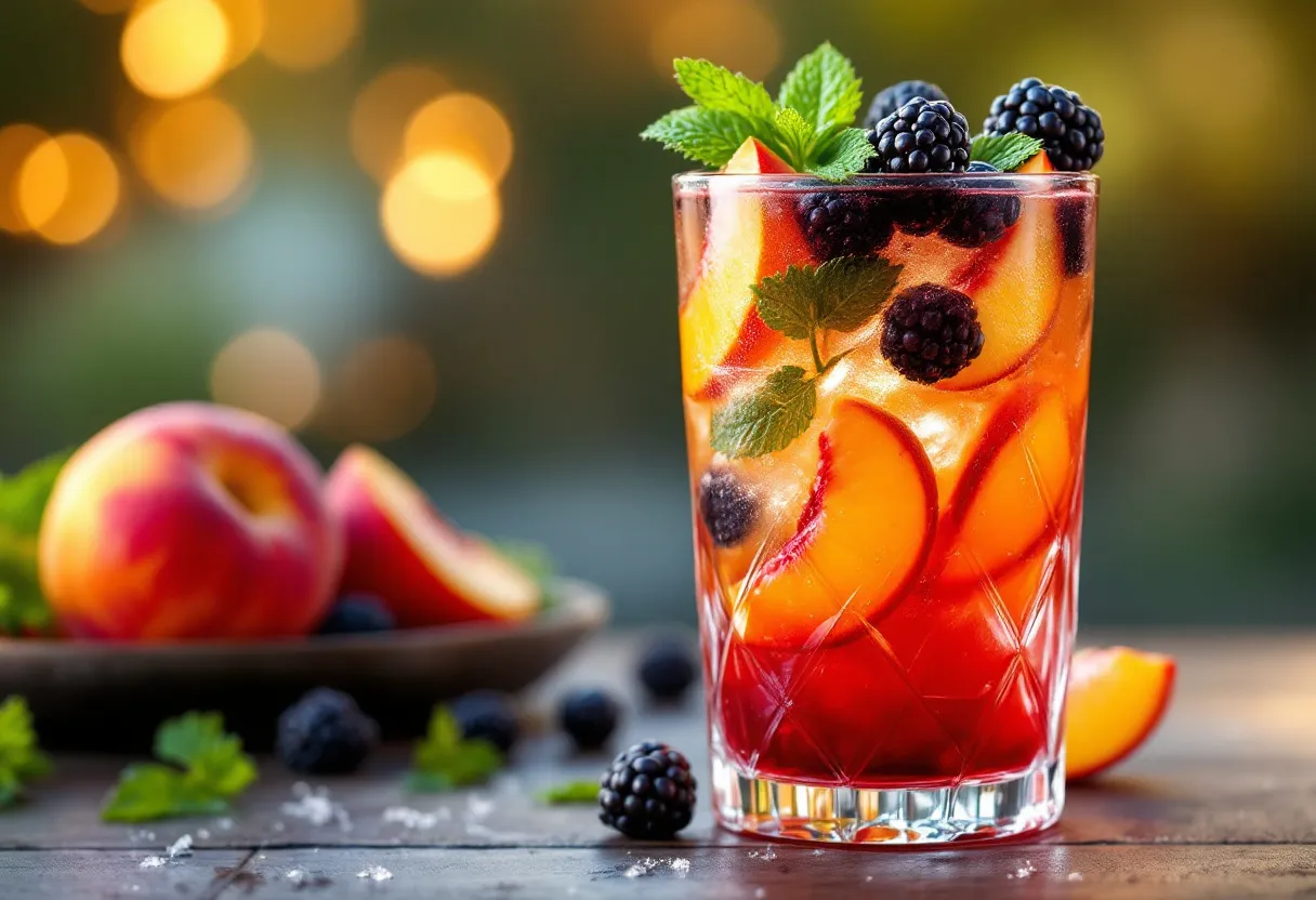 Peach Bramble recipe image