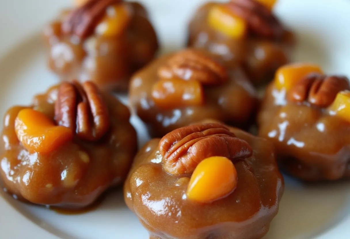 Peach Pecan Pralines