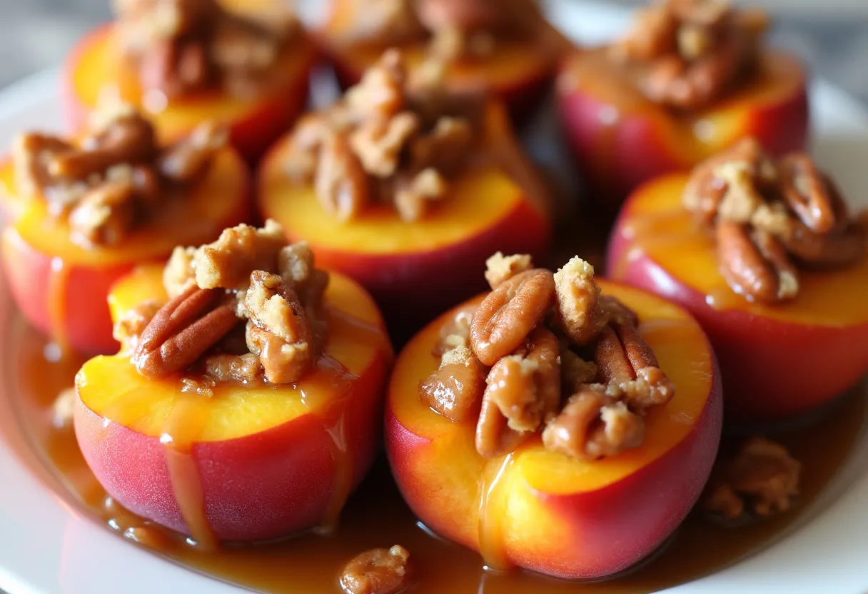 Peach Pecans