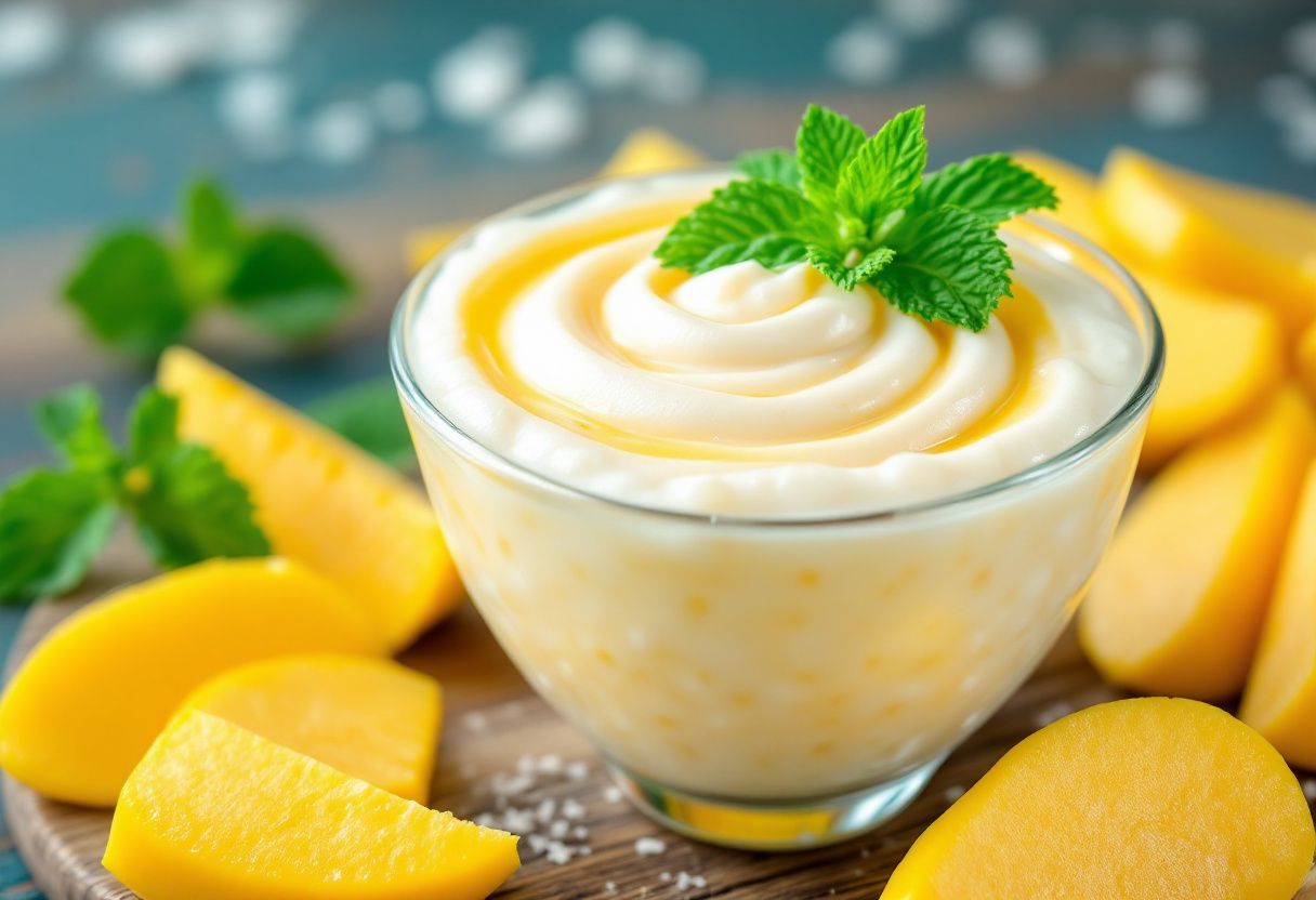 Pearl Milk Mango Pudding