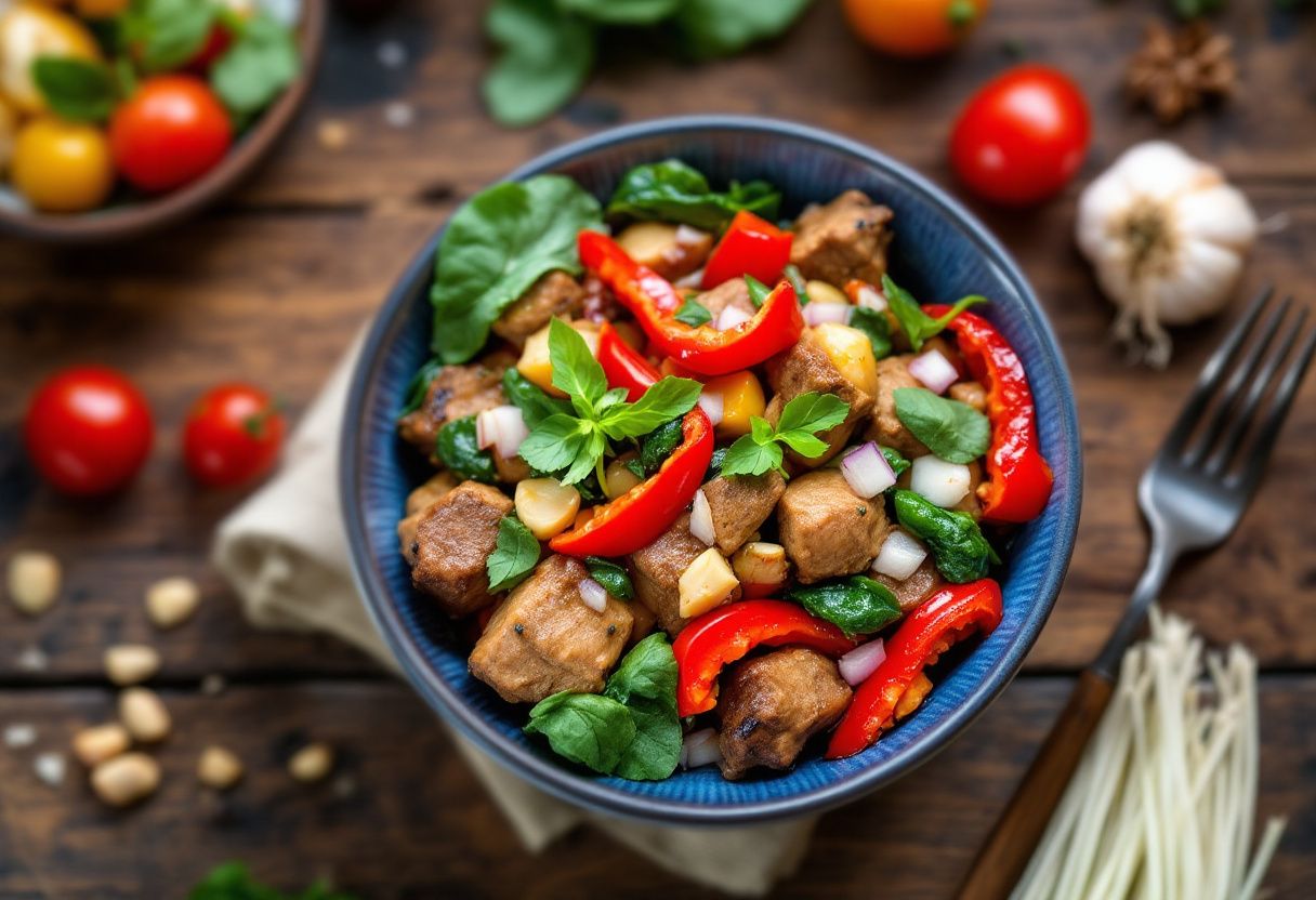 Pepper Palm Nut Medley recipe image