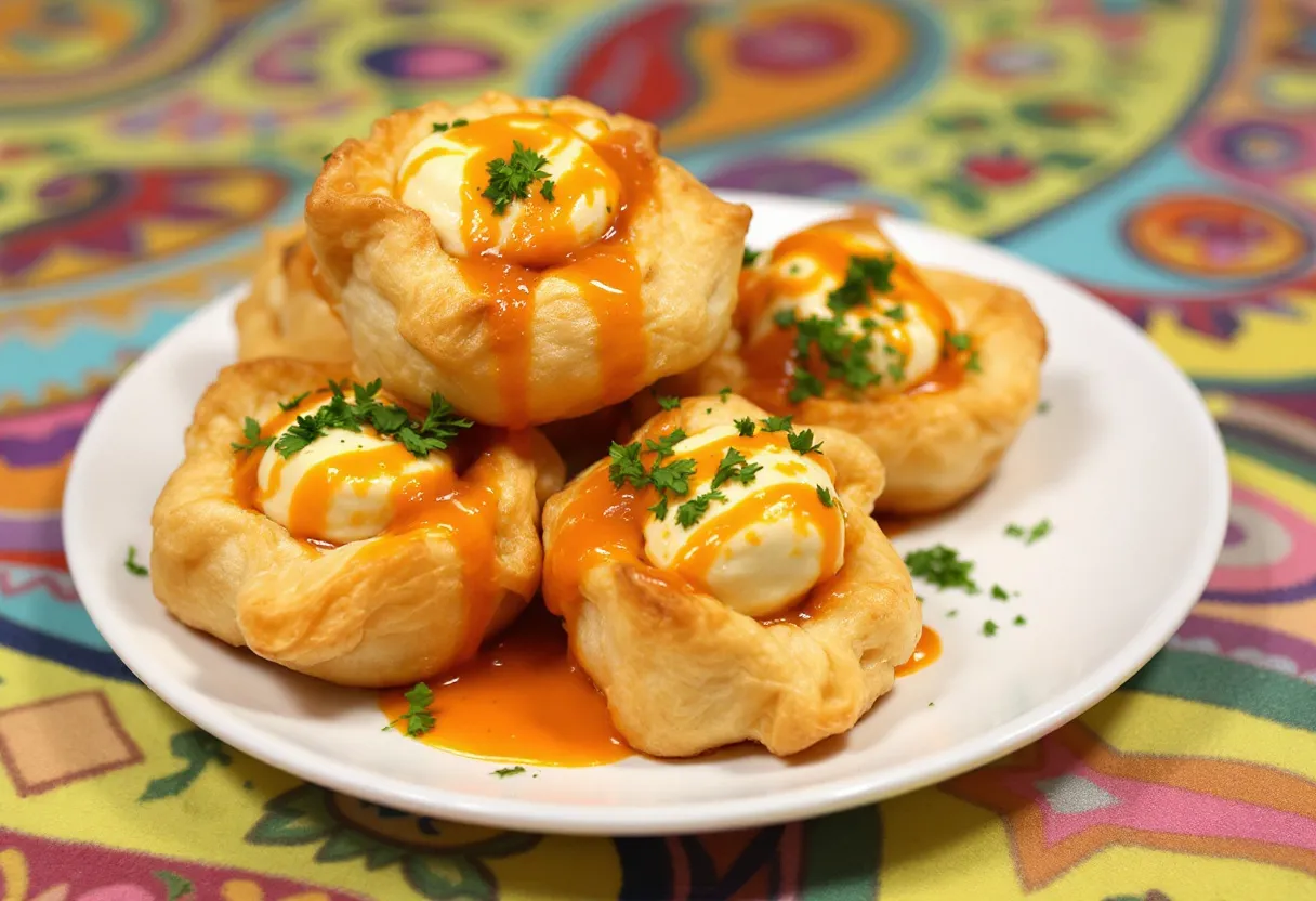 Peruvian Huancaina Puffs