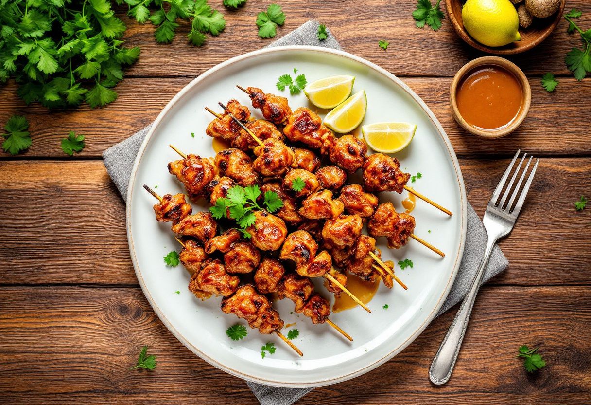 Phuket Honey Satay recipe image