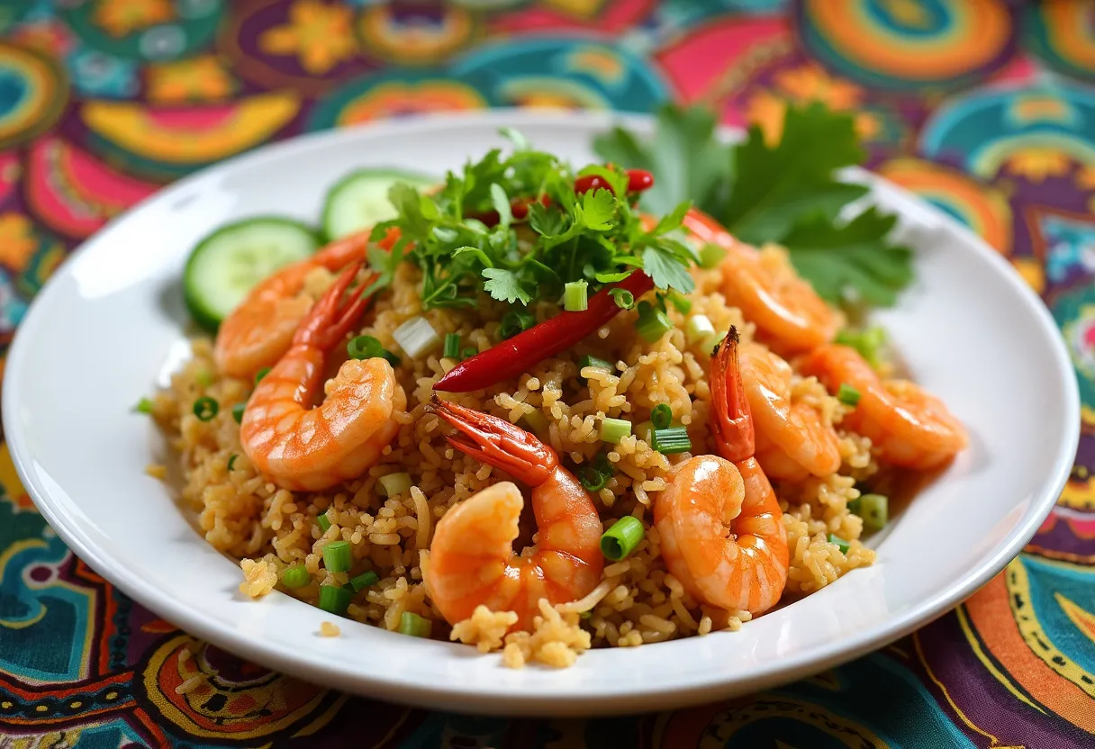 Phuket Khao Pad Nam Prik recipe image