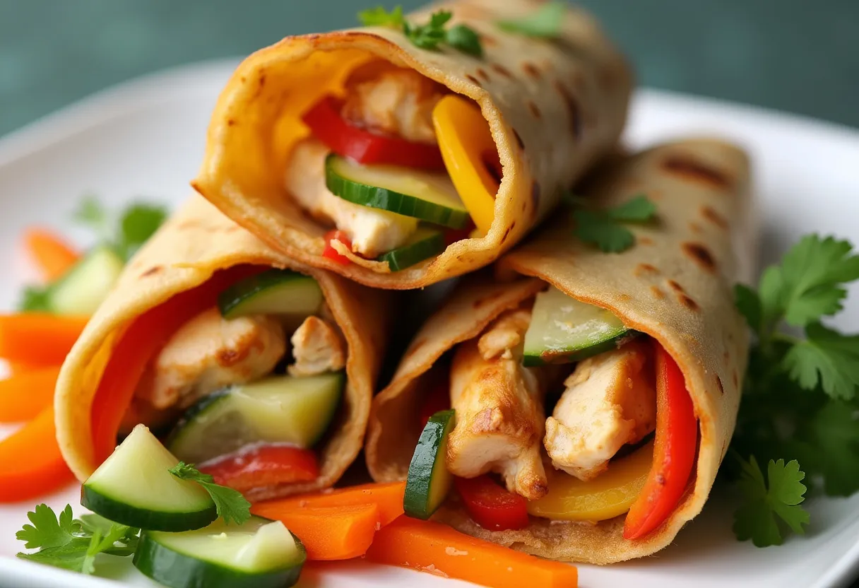 Phuket Spiced Roti Rolls recipe image