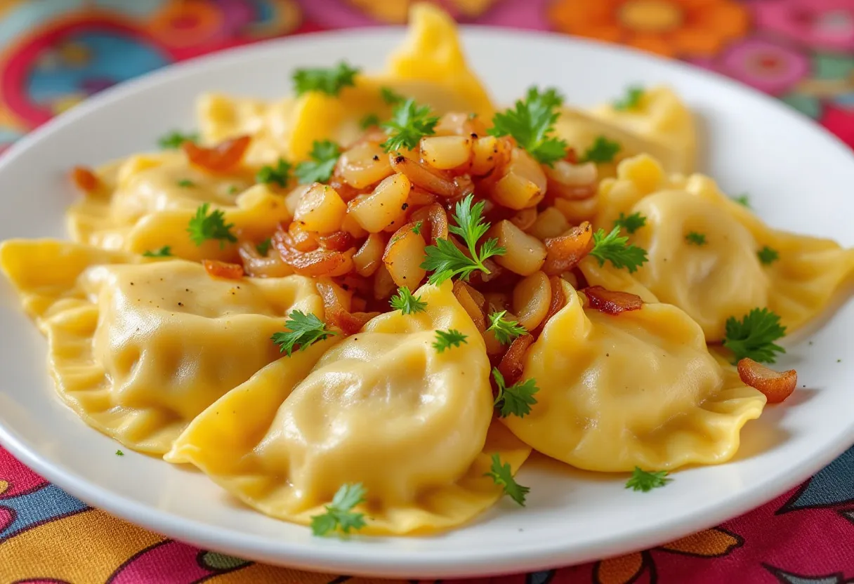 Pierogi de Mandioca recipe image