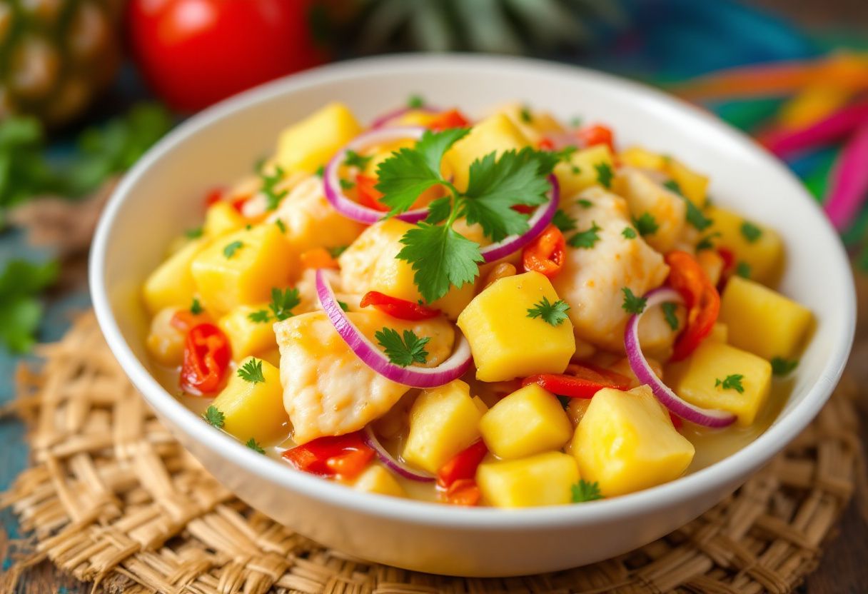 Pineapple Kokoda recipe image