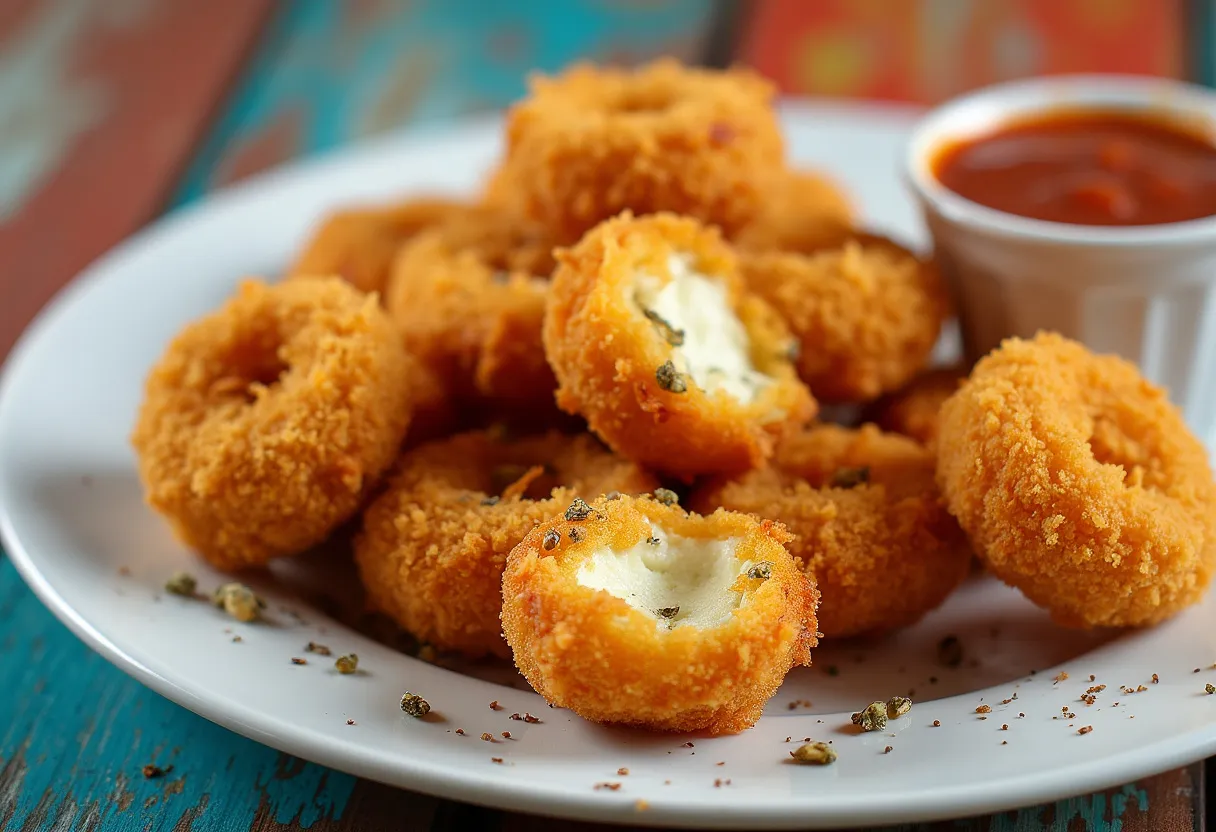 Pinhão e Queijo Empanado recipe image